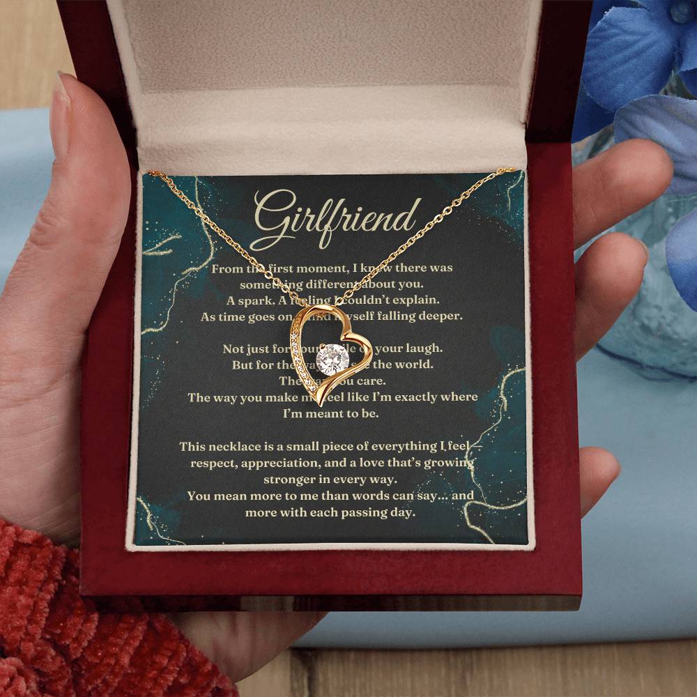 Forever Love Necklace – Romantic Gift for Girlfriend, Anniversary & Birthday Jewelry
