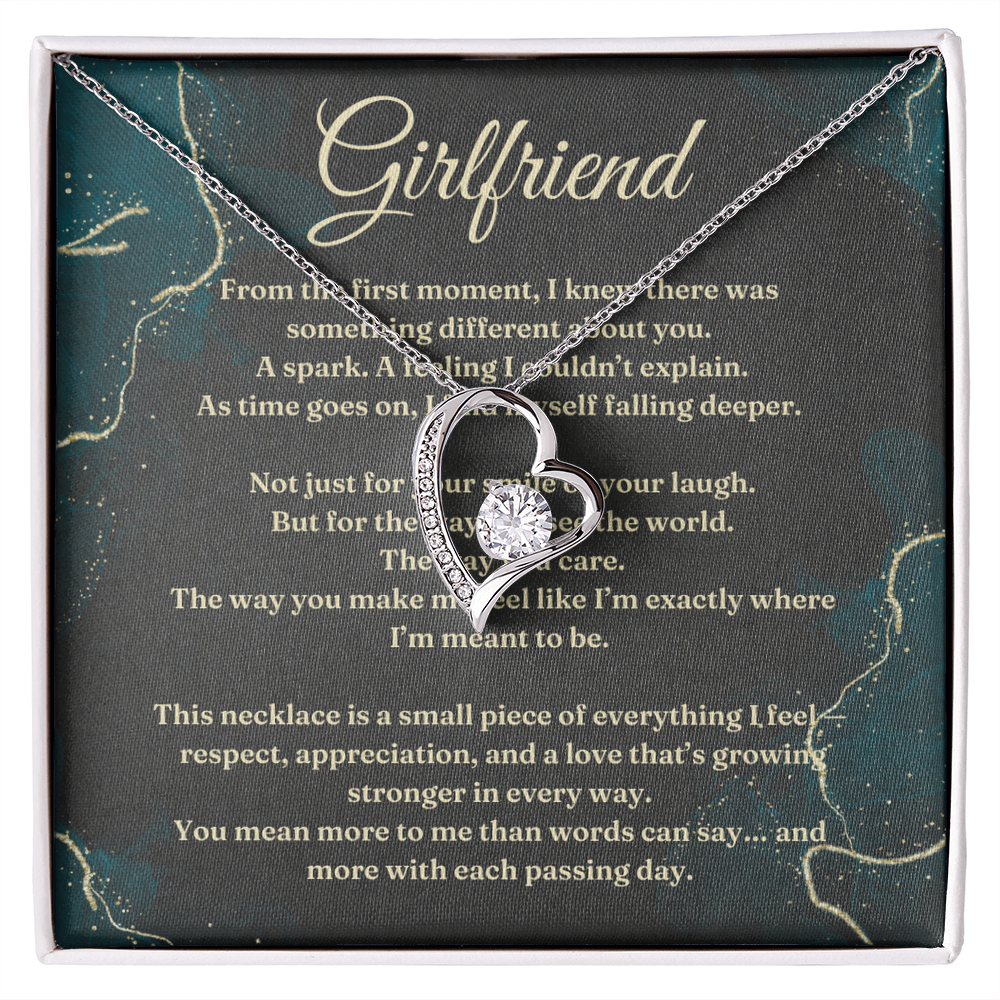 Forever Love Necklace – Romantic Gift for Girlfriend, Anniversary & Birthday Jewelry