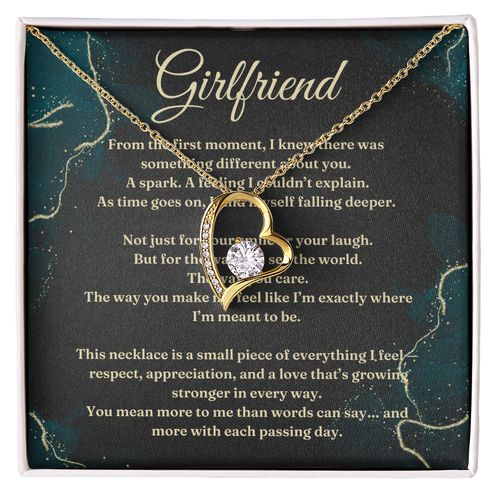 Forever Love Necklace – Romantic Gift for Girlfriend, Anniversary & Birthday Jewelry