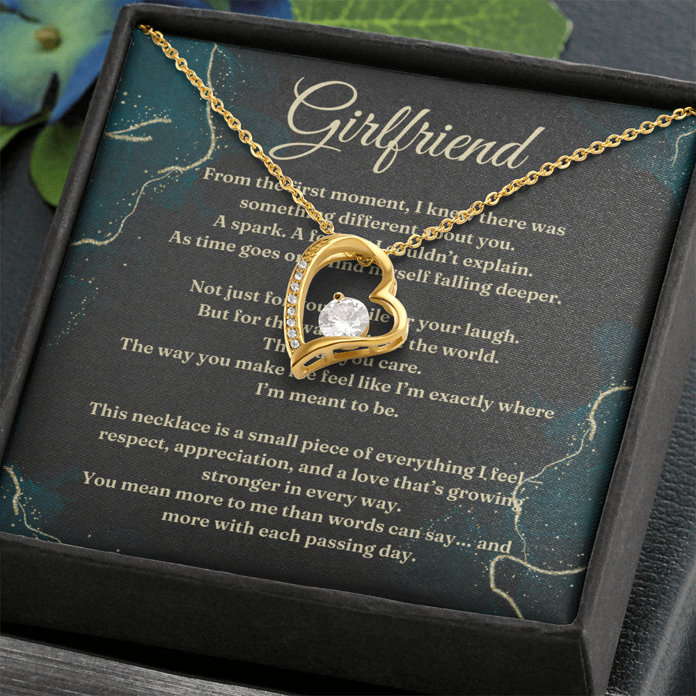 Forever Love Necklace – Romantic Gift for Girlfriend, Anniversary & Birthday Jewelry